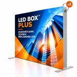 Ścianka podświetlana reklamowa LED BOX™ PLUS 200 × 240 cm